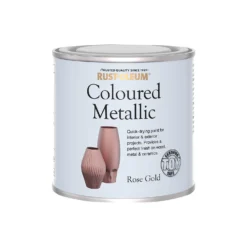 Rust-Oleum Metallic Paint Rose Gold - 250ml -Rust-Oleum Store 14606450 6685053507707150