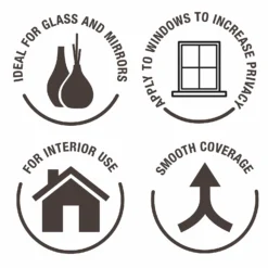 Rust-Oleum Frosted Glass Spray Paint Rose - 150ml -Rust-Oleum Store 14606468 6805053487353710